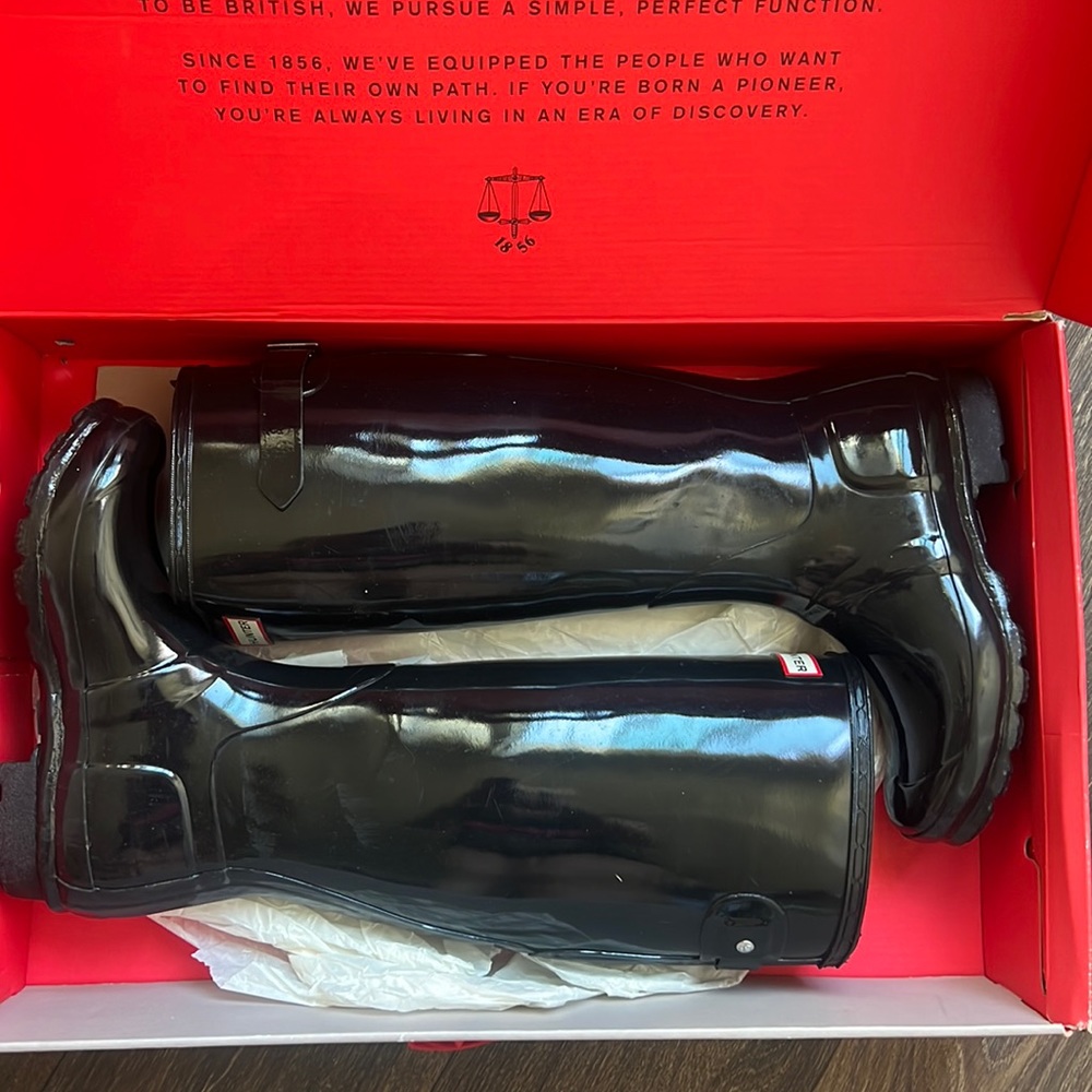 Hunter Black Rain Boots